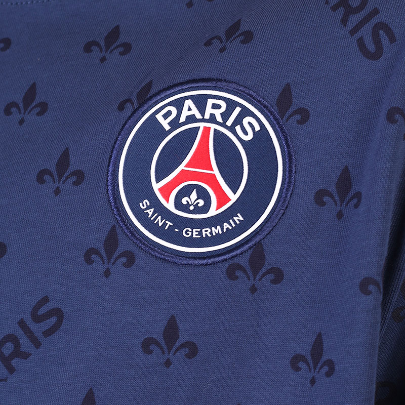 мужская синяя футболка Jordan Statement Paris Saint-Germain Tee DB6508-410 - цена, описание, фото 2